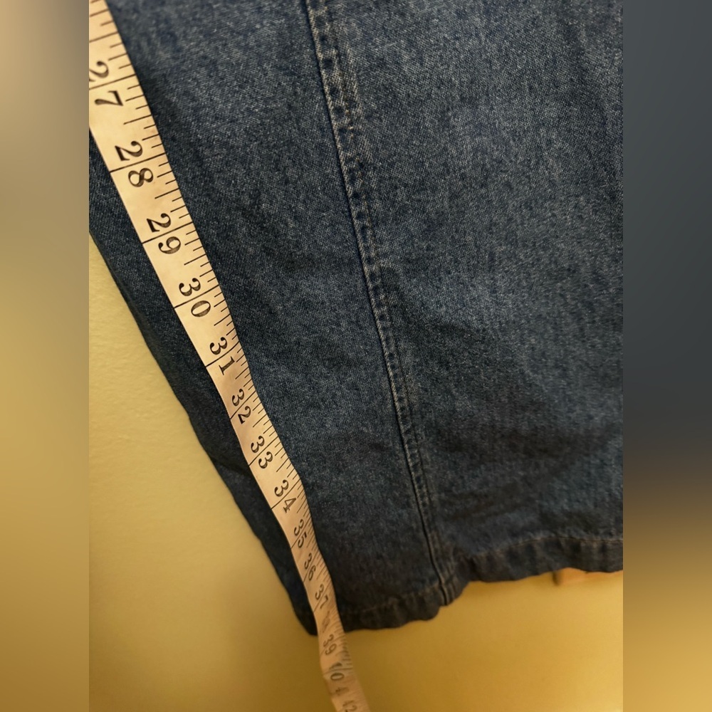 Dark Blue Denim Dress - Picture 9 of 10